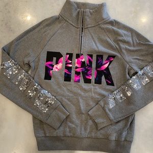 VS PINK quarter zip